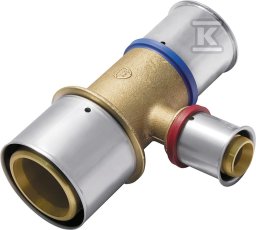 KAN-therm Trójnik redukcyjny mosiężny ultraPRESS - 63/40/63KAN-THERM
