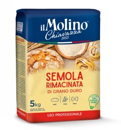Mąka Semola Rimacinata di Grano Duro 5kg - il Molino Chiavazza