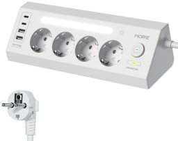 MORRE LISTWA ZASILAJĄCA NAROŻNA 4G 2xUSB 2xUSB-C