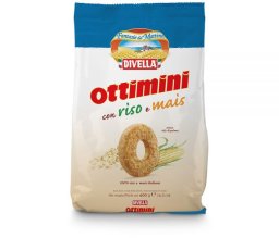 Ciastka Ottimini Riso e Mais 400g - Divella