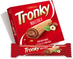 Ferrero Wafelek z nadzieniem orzechowym 90g Tronki orzechowe - Fererro