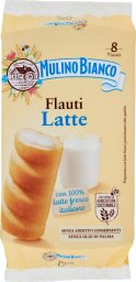 Ciastka z kremowym nadzieniem Flauti Latte 280g - Mulino Bianco
