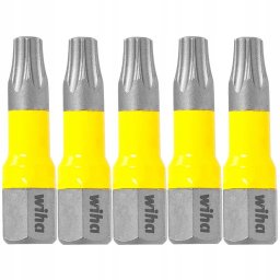 WIHA 41591 - Bit-Satz, 5-teilig, Y-Bit, 25 mm, T10 (41591)