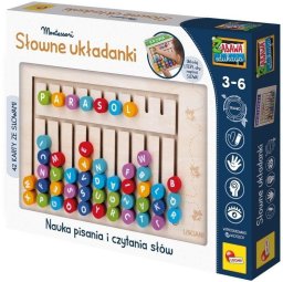Lisciani LISCIANI MONTESSORI SŁOWNE UKŁADANKI