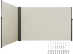 Parawan boczny na taras markiza osłona na roleta przeciwsłoneczna 200x600cm
