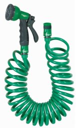 Wąż ogrodowy 3/4 spiralny z pistoletem PrimoLand RIBIMEX, 15 m