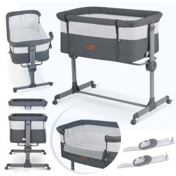 Nukido Łóżeczko dziecięce składane turystyczne dostawka Nukido NK-243