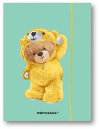 Cetus-Bis Teczka A4+ z gumką Teddies&Miś w dresiku