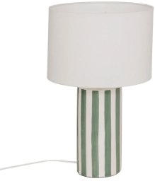 Lampa stołowa Atmosphera Lampa stołowa podstawa w paski FRIDA, Ø 28 x 47 cm
