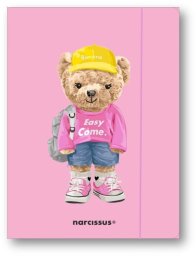 Teczka A4+ z gumką Teddies&Miś Urszula