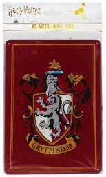 Harry Potter Tabliczka metalowa Herb Gryffindoru
