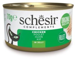 Agras Pet Foods SCHESIR Adult in Jelly Fileciki z Kurczaka 70g