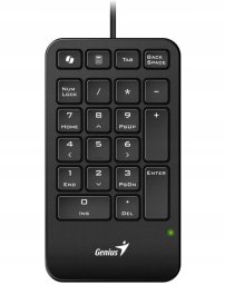 GENIUS Numerická klávesnice NumPad 125, Drátová USB-C, černá
