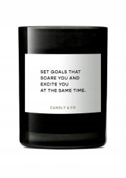 Candly&Co Świeca sojowa w szkle CANDLY&CO, Set Goals That Scare You, zapach No.4, 250g