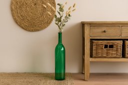 San Miguel Butelka dekoracyjna wazon 75 cm turkusowa 4766