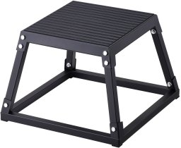 Platforma Plyometryczna Stalowa  Czarna 30 cm