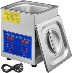 Vevor Myjka Ultradźwiękowa do czyszczenia biżuterii narzędzi 60W 1,3L