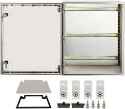 Skrzynka elektryczna rozdzielnia obudowa metalowa 60x50x23 cm włókno szklane