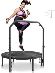 Trampolina mocna fitness z regulowanym uchwytem 104,5 cm