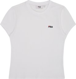 Koszulka damska Fila Trivero biała FAW1205 10001 S