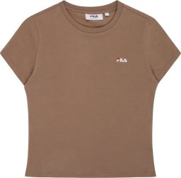 Koszulka damska Fila Trivero beżowa FAW1205 70008 XL