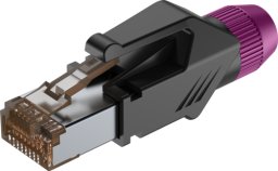 Wtyk typu RJ45 z osłoną Roxtone RJ45C5E-PHPL