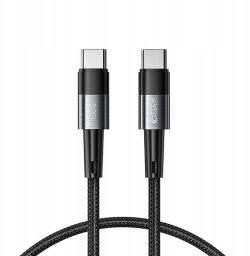 Kabel USB Patona USB-C - USB-C 0.5 m Szary (5906203695980)