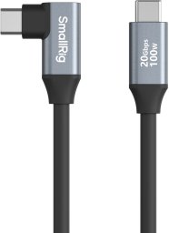 Kabel USB SmallRig USB-C - USB-C 0.6 m Czarno-srebrny (6941590019246)