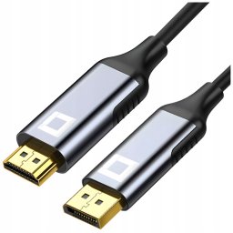 CO2 KABEL HDMI DO DISPLAYPORT 1.4 ADAPTER HDMI DP FHD 240HZ 4K 60HZ HDR 3M