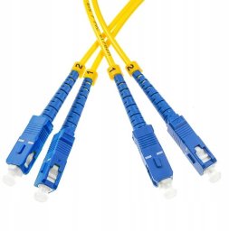 Patchcord SM SC/UPC-SC/UPC duplex 3m 9/125 3.0mm G652D - Morele.net