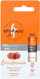 Benecos 4ORGANIC_Natural* Lip Balm odżywczy balsam do ust Peach 5g