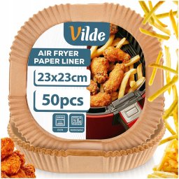 Vilde WKŁAD PAPIEROWY DO FRYTOWNICY KWADRATOWY 23 x 23cm 50szt. 279046