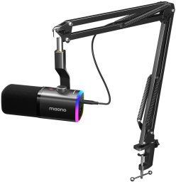 maono PD100XS + BA20 Black (Juodas) Dinaminis Mikrofonas