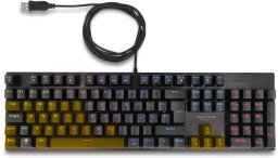 Klawiatura Delock DELOCK Mechaniczna USB Gaming Klawiatura przewodowa 1,6m czarny z podświetleniem RGB
