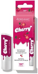 4organic ochronny balsam do ust Cherry 5g