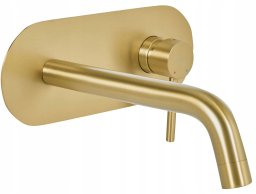 Bateria umywalkowa podtynkowa GUAIBA Mosiądz Złoty
