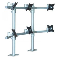 Edbak Edbak SV17 uchwyt / stojak do monitorów 68,6 cm (27") Biurko Czarny