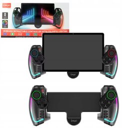 iPega 9777SH Bluetooth RGB žaidimų pultelis, skirtas Android/iOS/PS3/PC/N-Switch