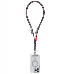 Uniwersalna smycz do telefonu kabel 2w1 Skinarma Dyno Ve USB-C/USB-C czarny