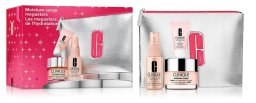 CLINIQUE_SET Moisture Surge Megastars 100-Hour Auto-Replenishing Hydrator krem do twarzy 50ml + Face Spray magiełka do twarzy 30ml + Lip Hydro-Plump Treatment balsam do ust 7ml
