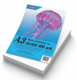 Papier powlekany kredowany A3 150g gloss 100 ark