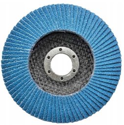 TARCZA LAMELKOWA LISTKOWA 125 P 40 CYRKONOWA INOX DO SZLIFOWANIA METALU