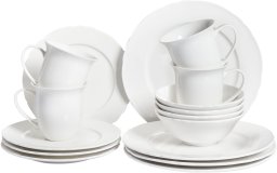 Zastawa stołowa 16-częściowa ELDERBERRY Porcelana Biały