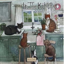 Puzzle 1000 Koty w kuchni