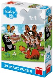 Puzzle baby 24 Krecik Urodziny