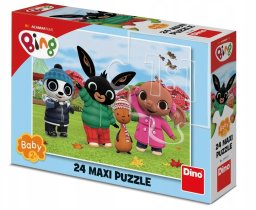 Puzzle baby 24 Królik Bing jesienną porą