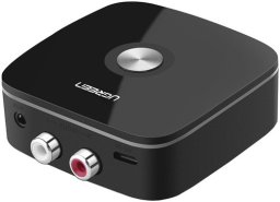 Adapter / odbiornik Bluetooth 5.1 UGREEN CM106 2x RCA, jack 3.5mm, aptX HD, USB-C (czarny)