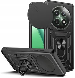 Etui do Realme 12 5G | 12x 5G PANCERNE SLIDE RING CASE + SZKŁO OCHRONNE 9H