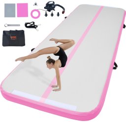 MATA GIMNASTYCZNA DMUCHANA ŚCIEŻKA AKROBATYCZNA MATERAC ĆWICZEŃ 3 M