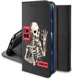 krainaGSM Etui do Motorola Edge 60 | 60 Fusion MAGNET WZORY CASE PORTFEL